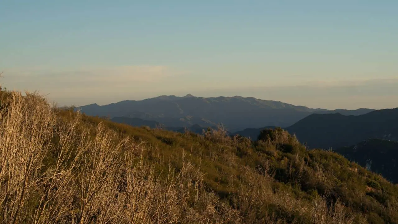 Dispersed camping in Los Padres National Forest