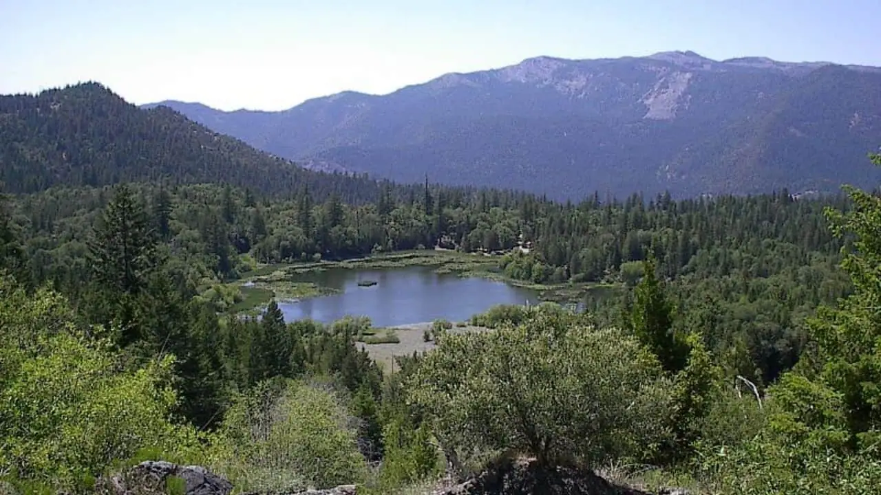 Howard Lake in the Covelo Ranger District, Mendocino National Forest