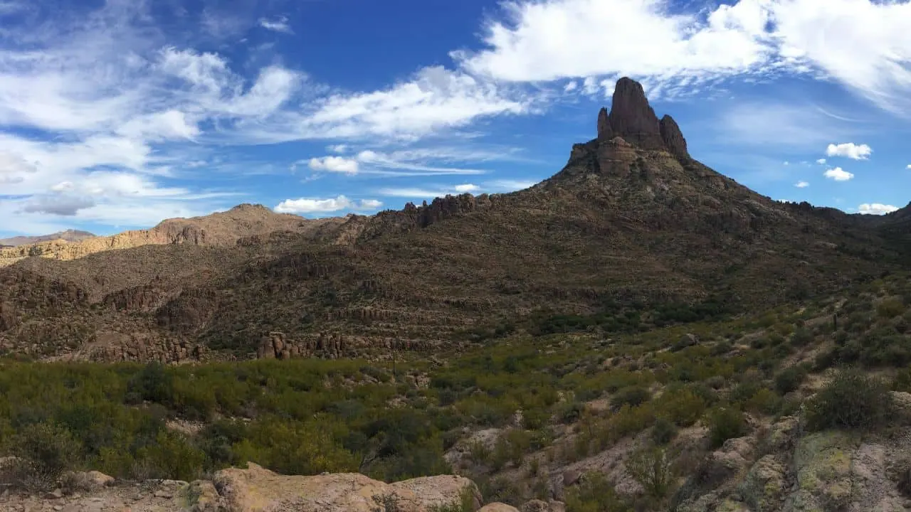 Peralta Canyon camping area near Phoenix