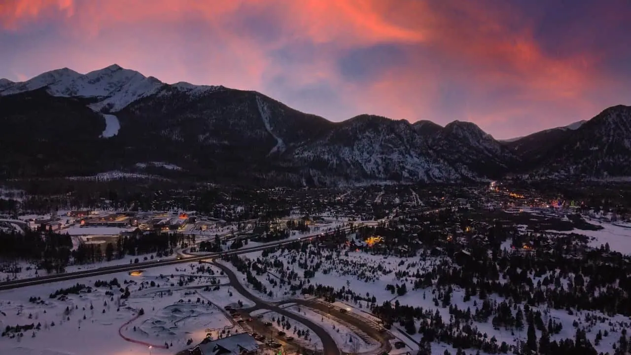 Breckenridge in the winter