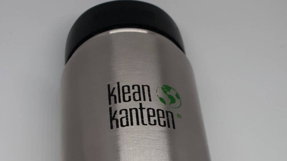 Close-up of a Klean Kanteen Bottle