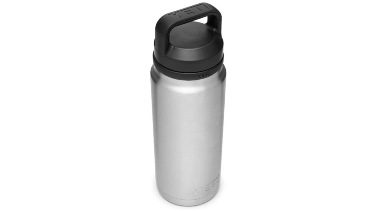 Silver Yeti Rambler bottle