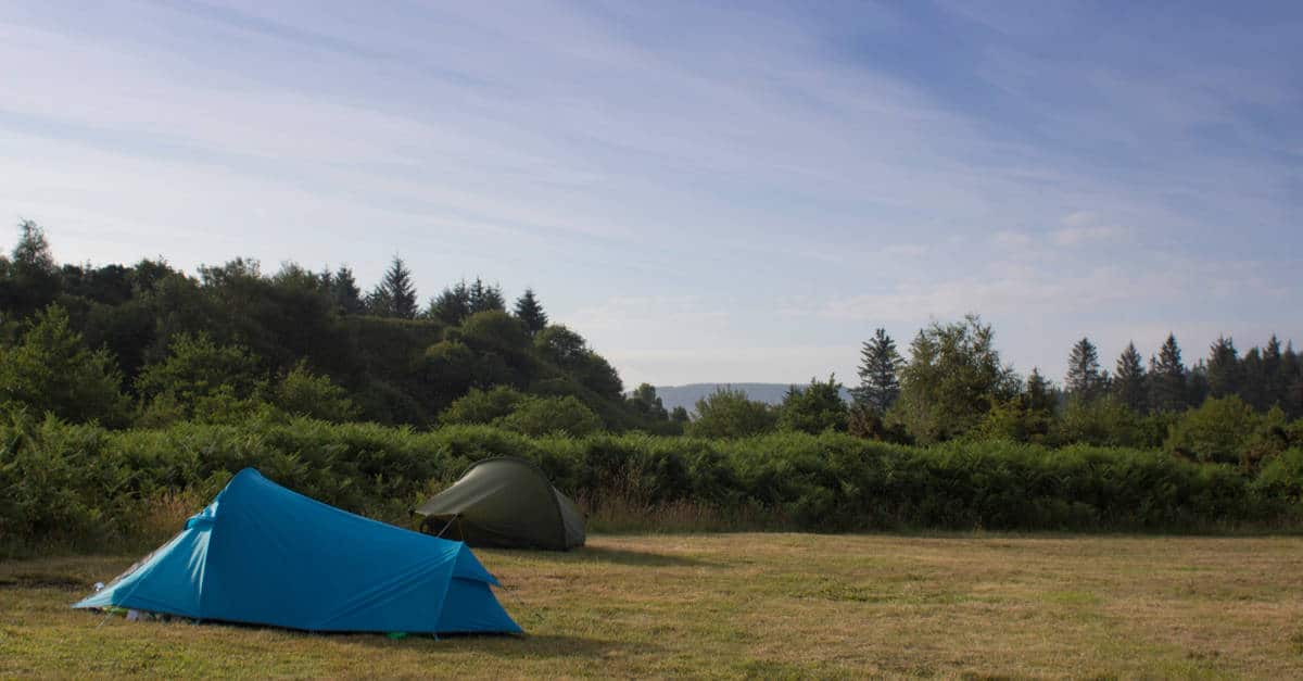 Camping on the Arran Coastal Way