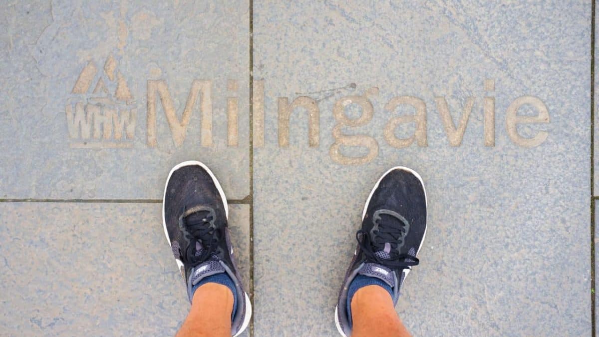 Milngavie pavement sign