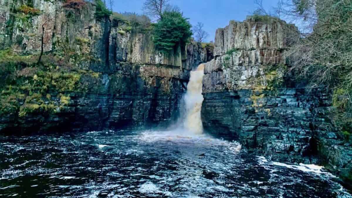 Waterfall along the Pennine Way
