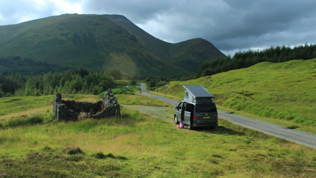 Caravan Camper in Scotland