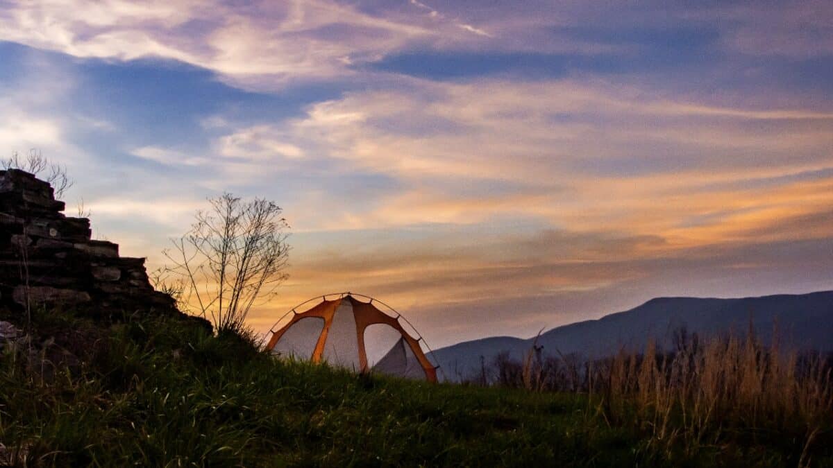 Tent in Georgia