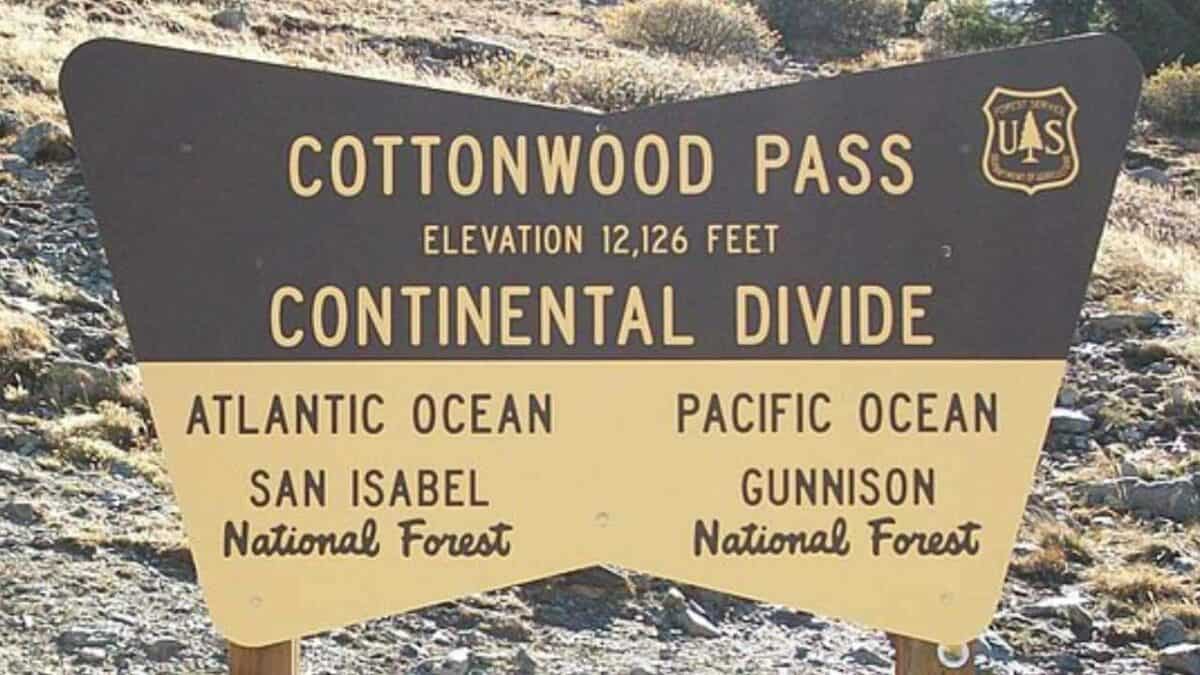 Cottonwood Pass dispersed camping area near Buena Vista Colorado