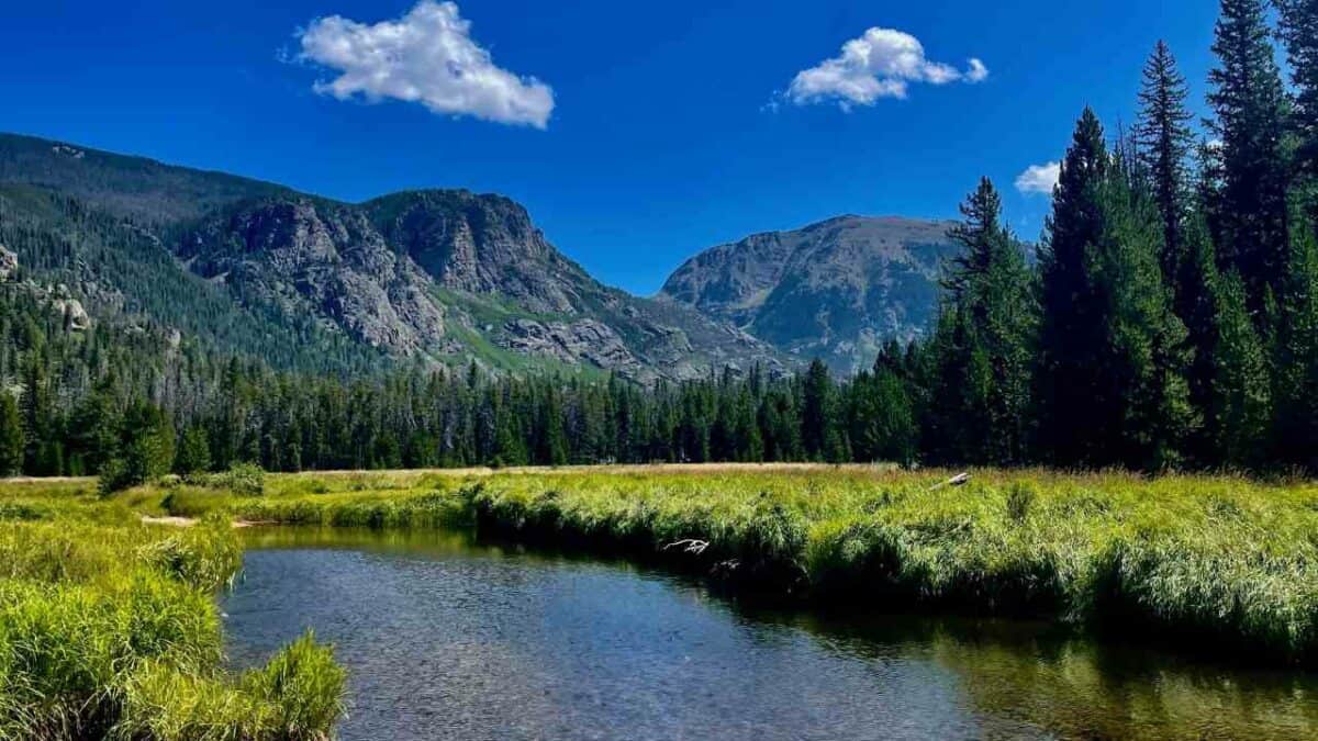 River in the Rocky Mountain National Park, Colorado